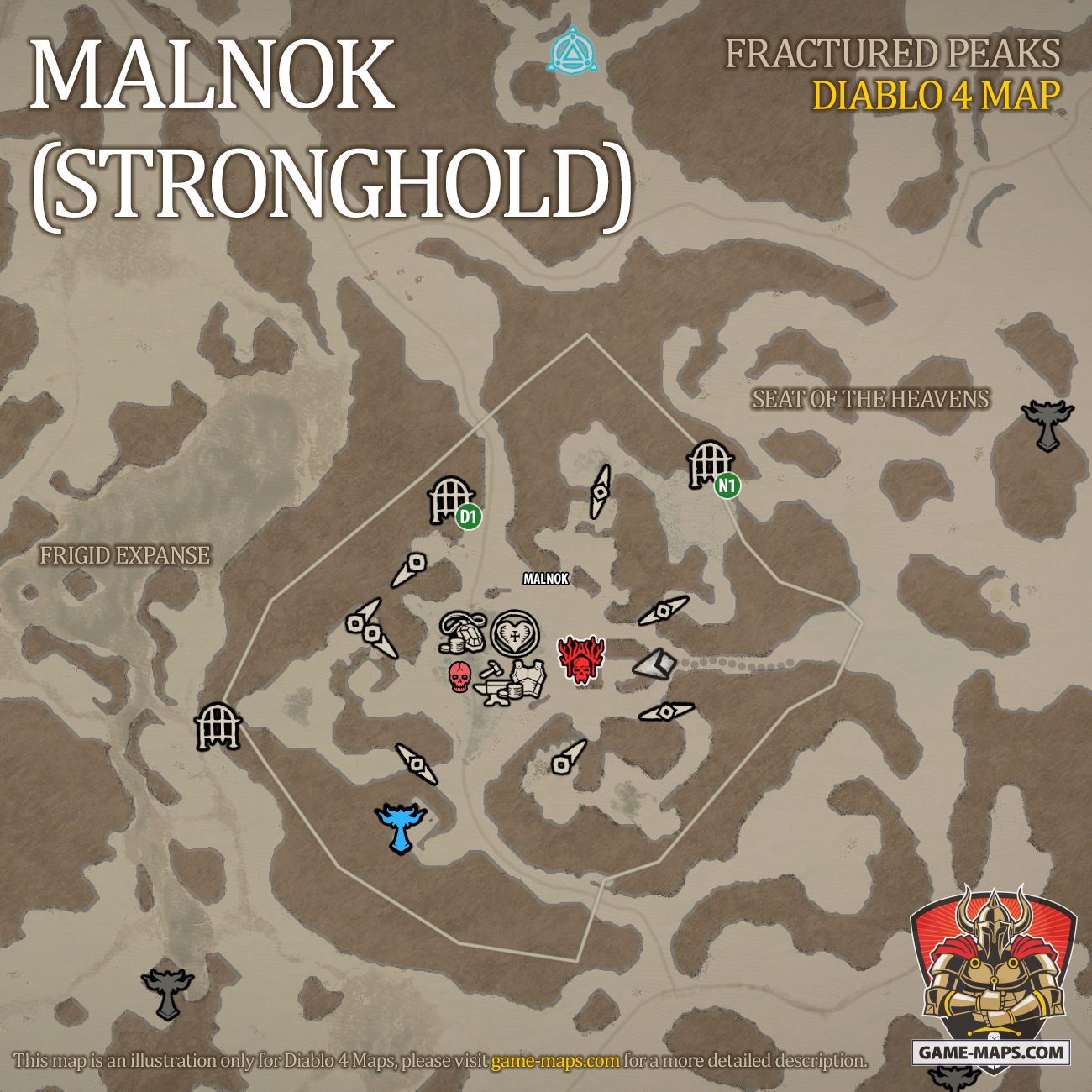 Malnok Map (Stronghold) Diablo 4