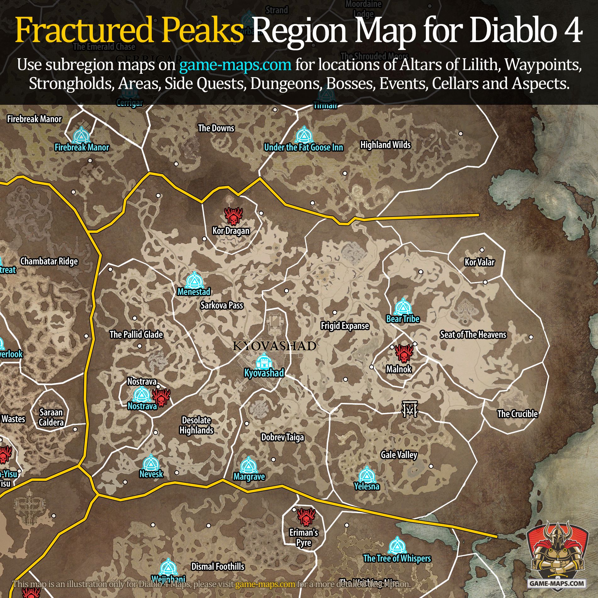 Complete Map Of Diablo 4