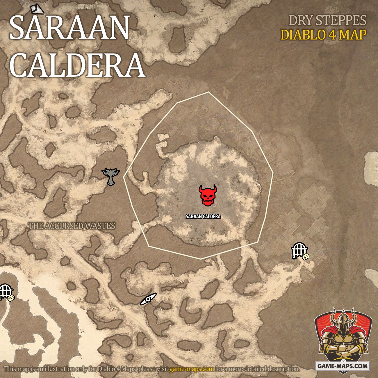 Saraan Caldera Map Diablo 4