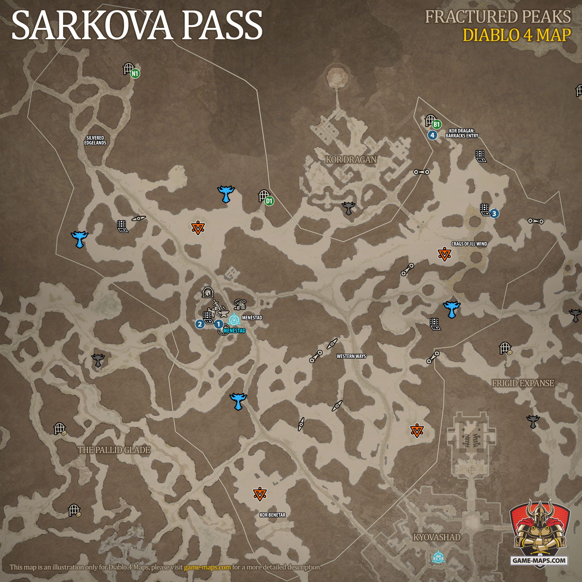 Sarkova Pass Map Diablo 4