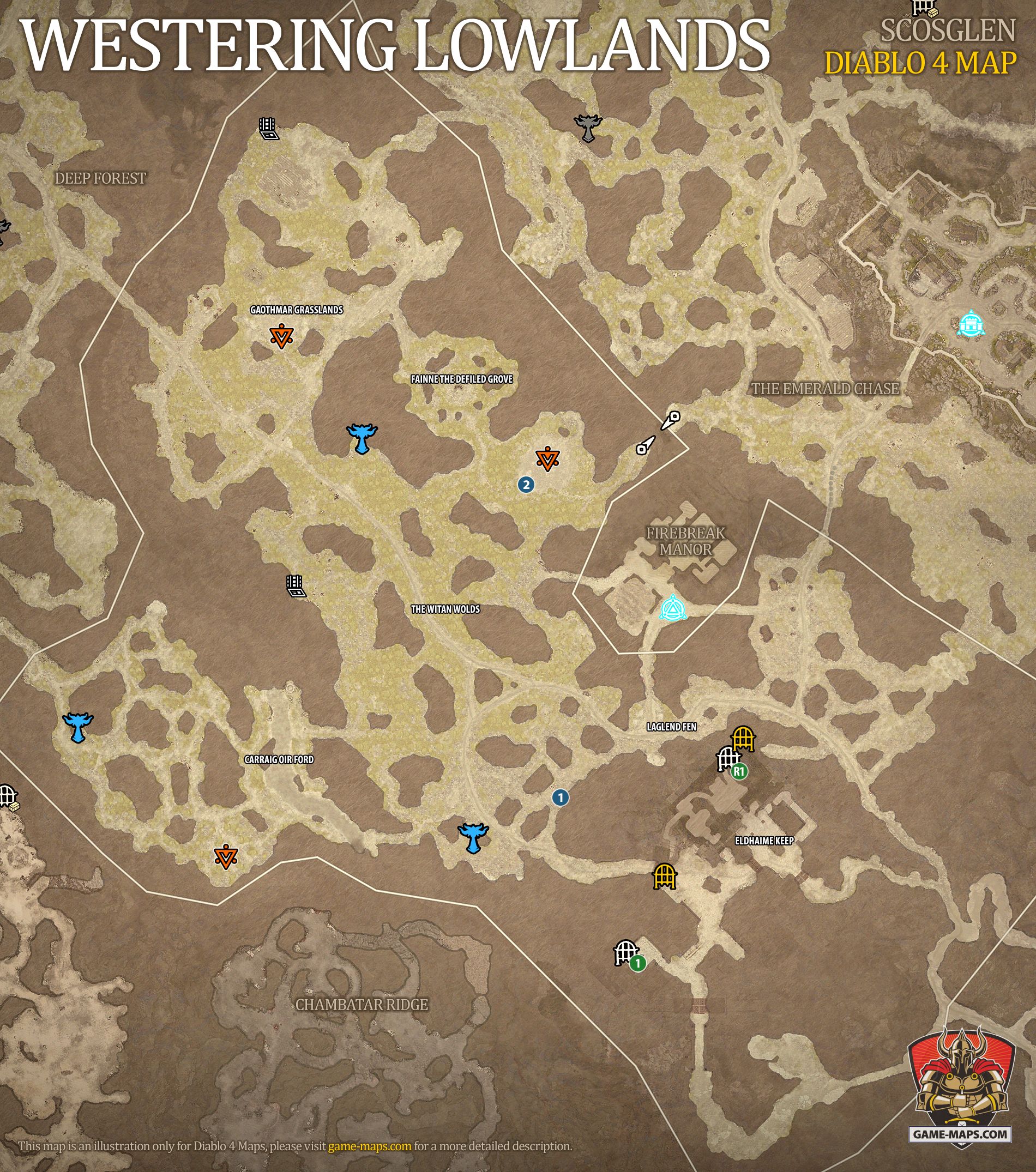 Westering Lowlands Map Diablo 4