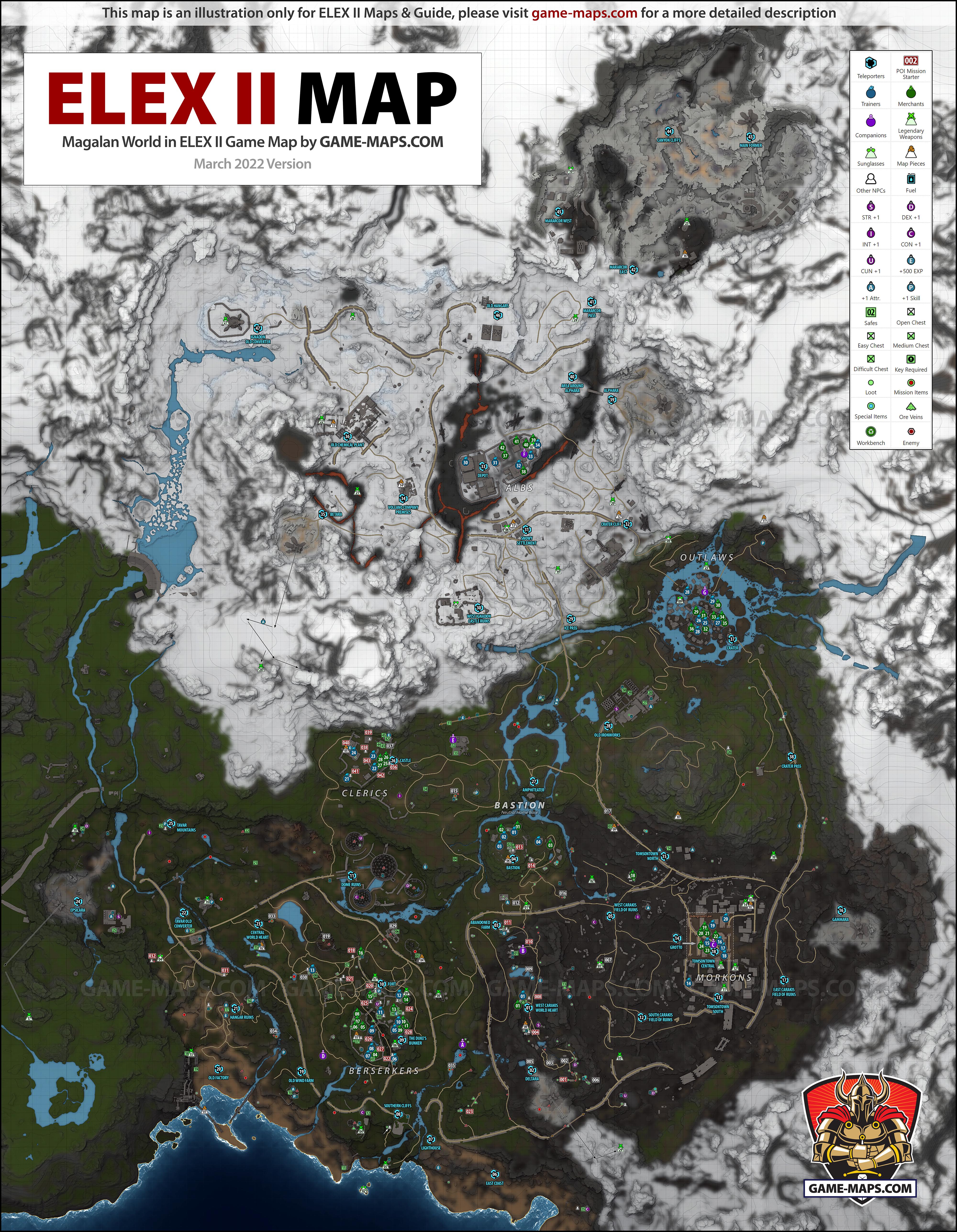 Magalan Map for ELEX II