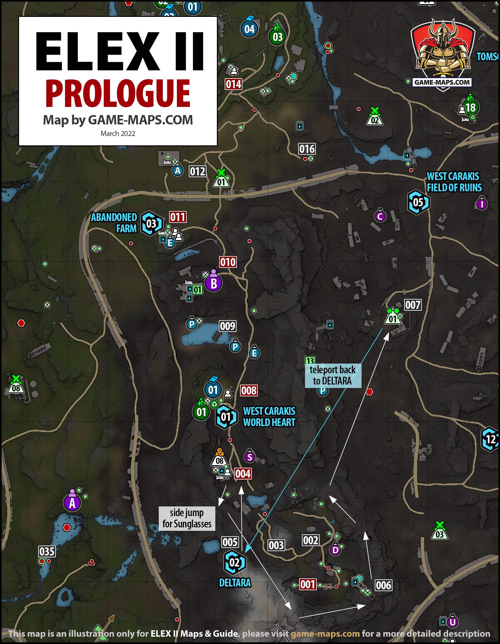 Prologue Map for ELEX II