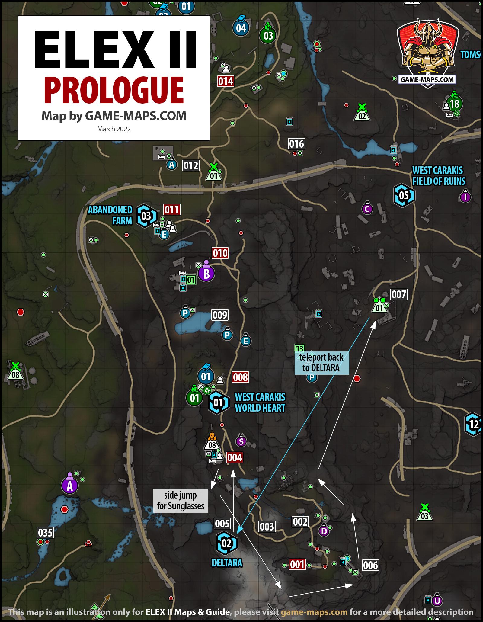 ELEX II Maps & Walkthrough