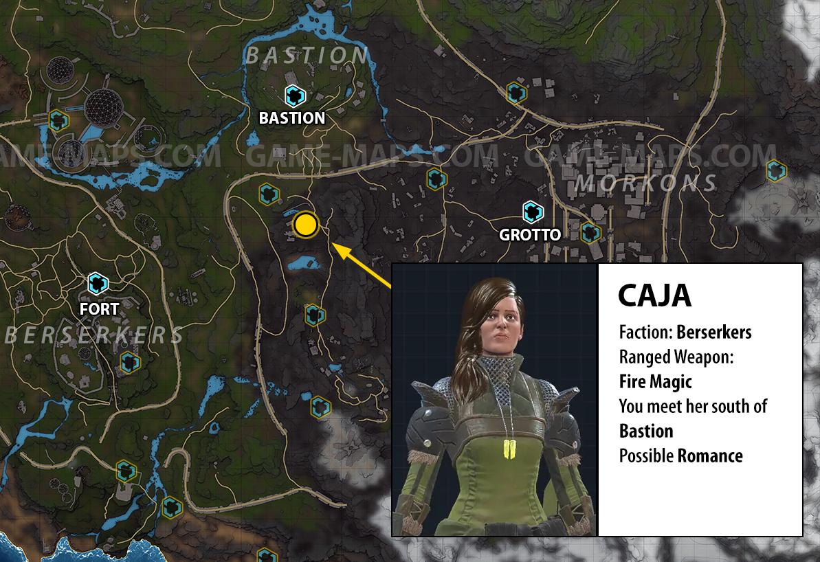 Location of Caja Companion in ELEX 2.