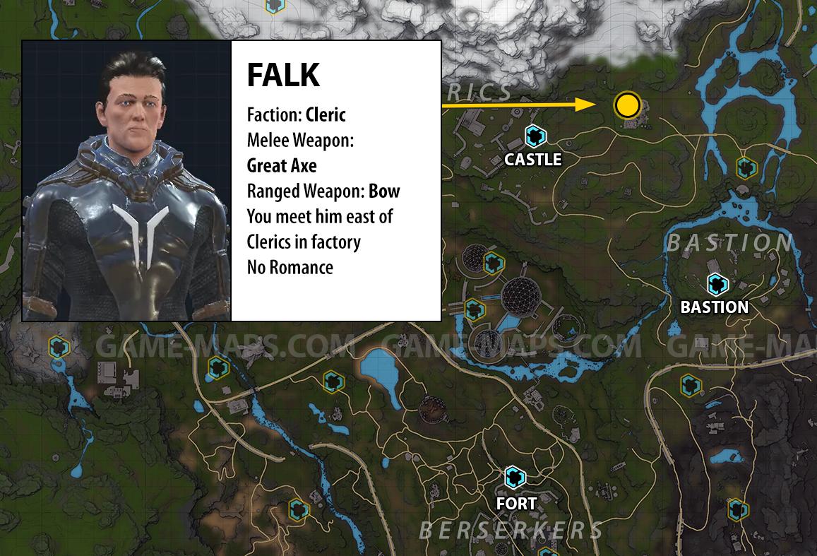 Location of Falk Companion in ELEX 2.