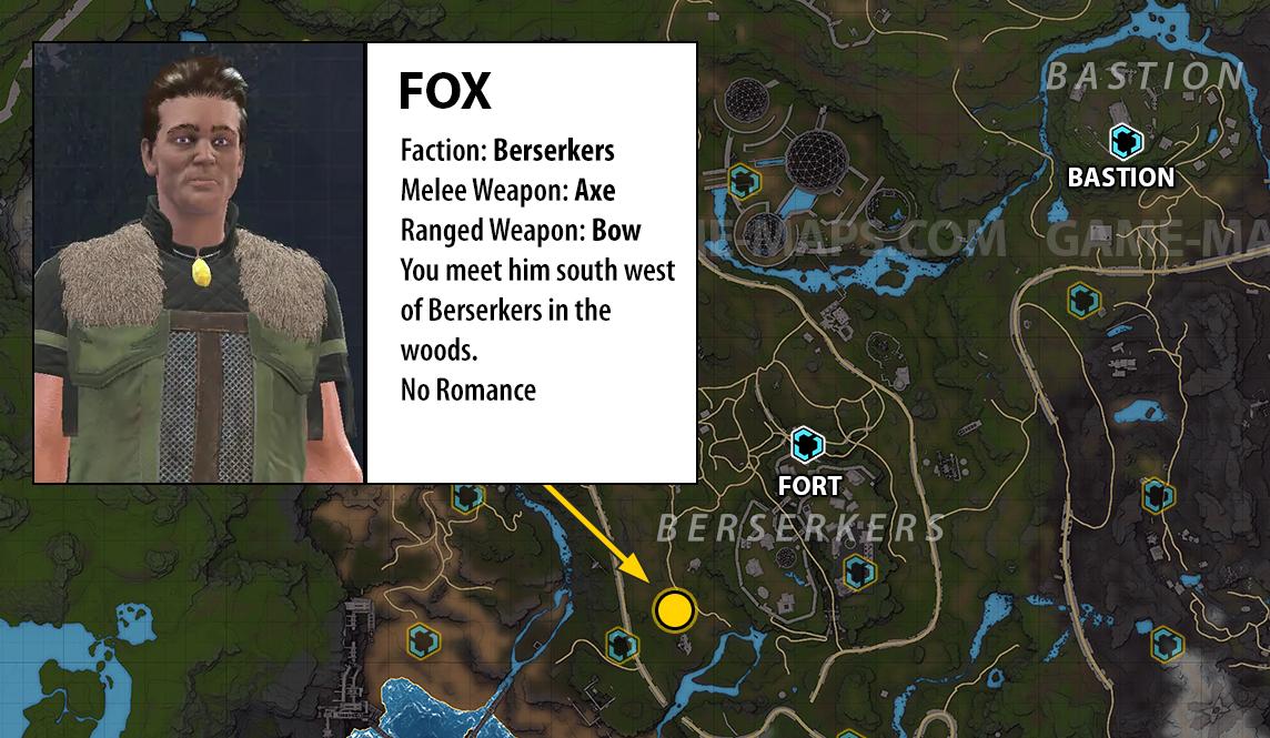 Location of Fox Companion in ELEX 2.