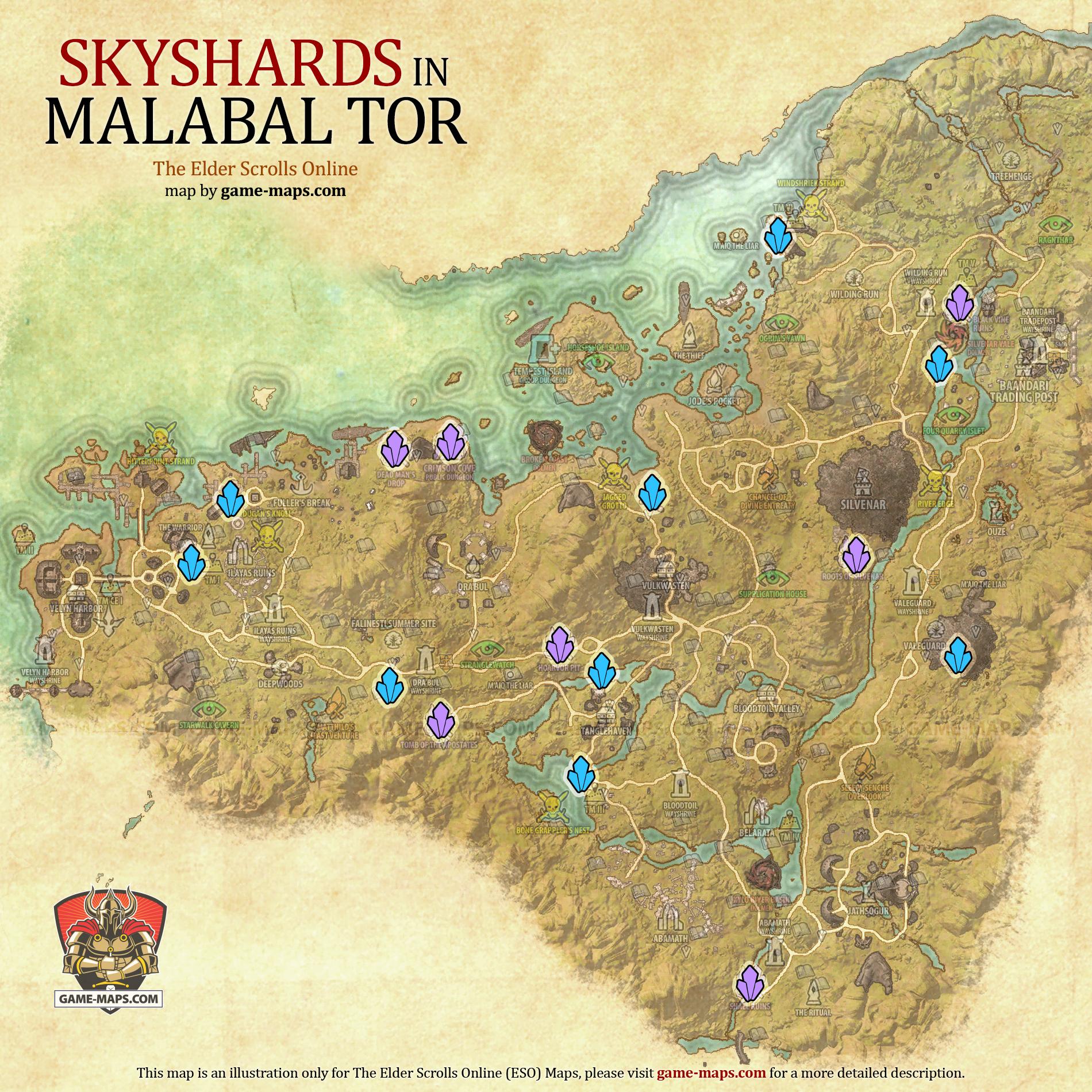 Eso glenmoril wyrd treasure map malabal tor
