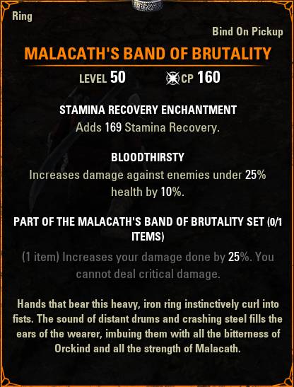 Malacaths Band of Brutality