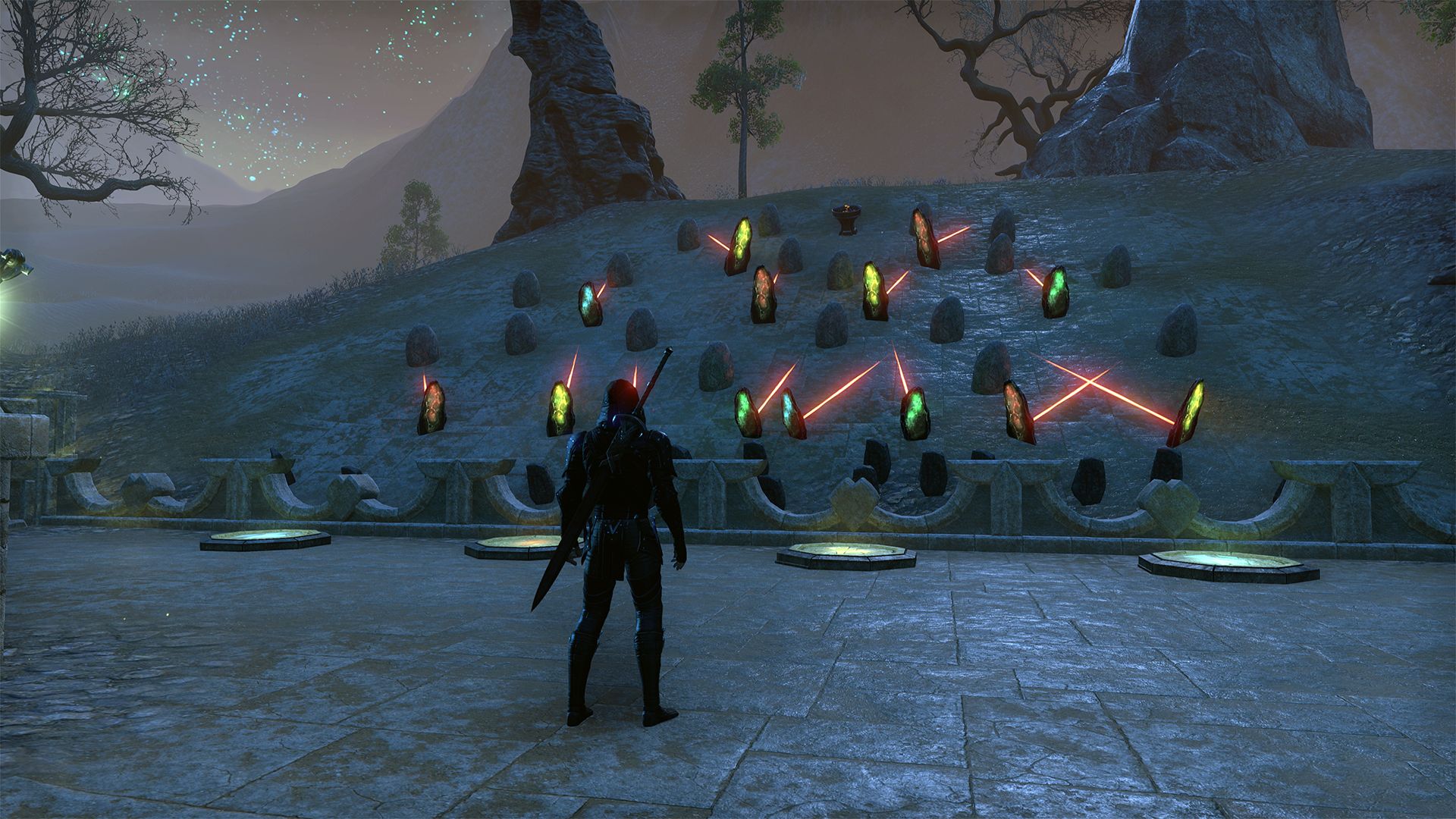 Guiding Light Environmental Puzzle in Sorrow's Friend - Night Market - The Elder Scrolls Online (ESO)