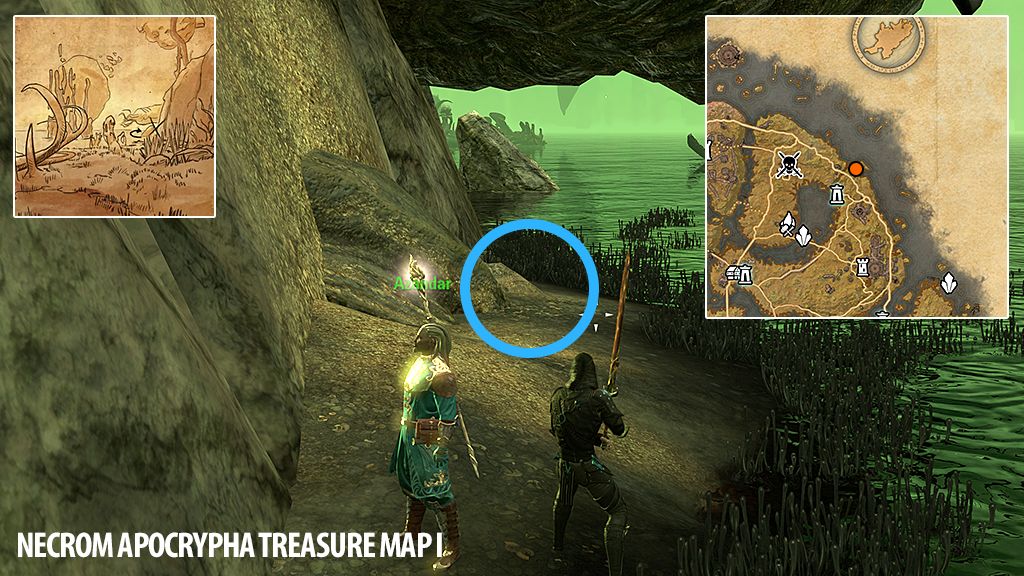 Necrom Apocrypha Treasure Map I - The Elder Scrolls Online (ESO)
