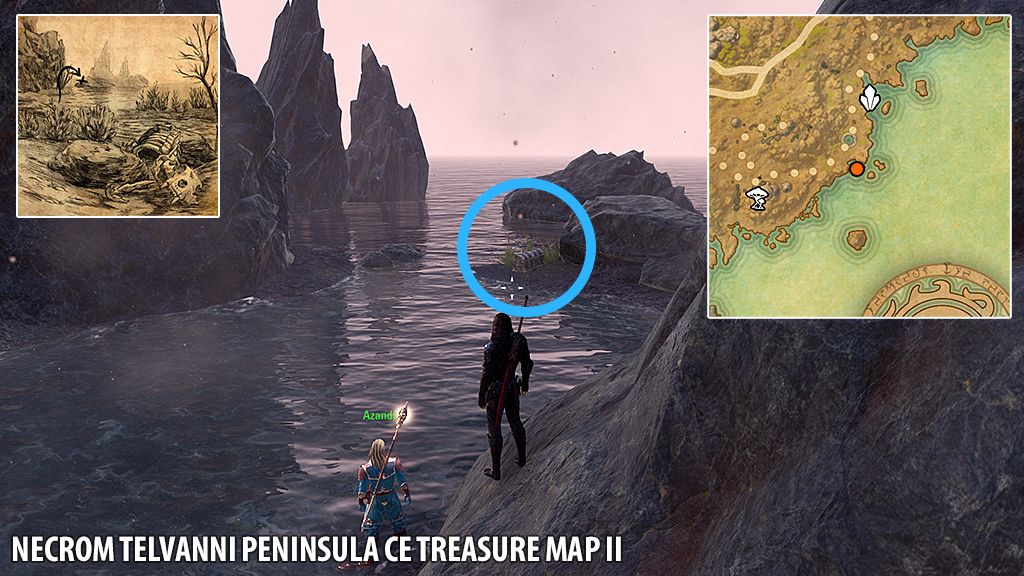 Necrom Telvanni Peninsula CE Treasure Map II - The Elder Scrolls Online (ESO)