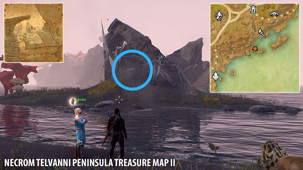 Necrom Telvanni Peninsula Treasure Map II - The Elder Scrolls Online (ESO)