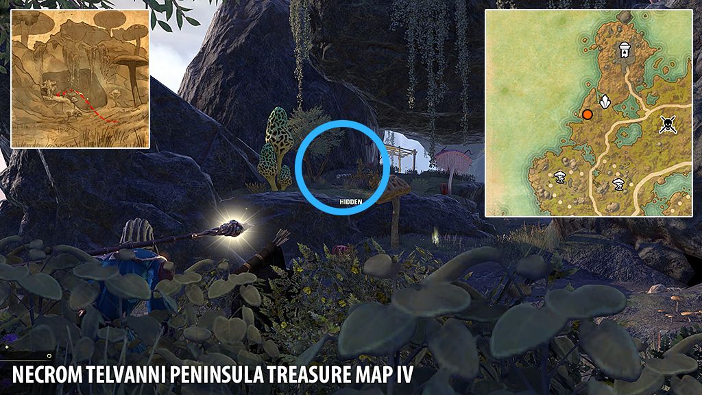 Necrom Telvanni Peninsula Treasure Map IV - The Elder Scrolls Online (ESO)