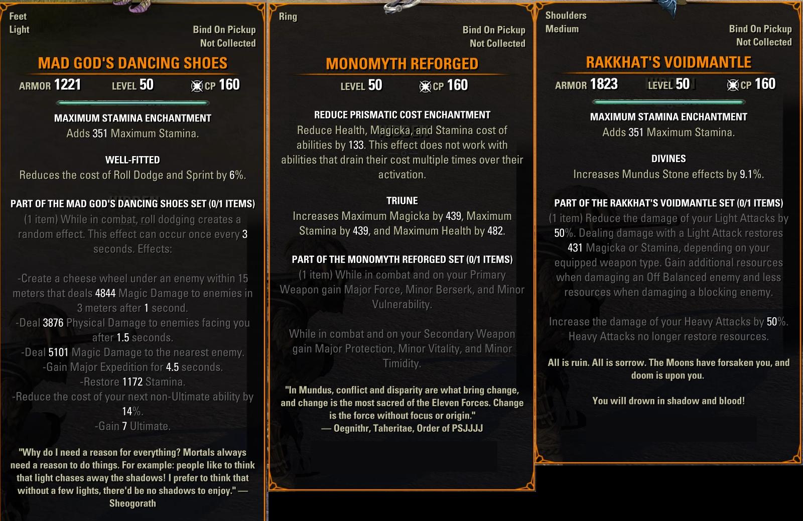 Western Solstice Mythic Items - The Elder Scrolls Online (ESO)