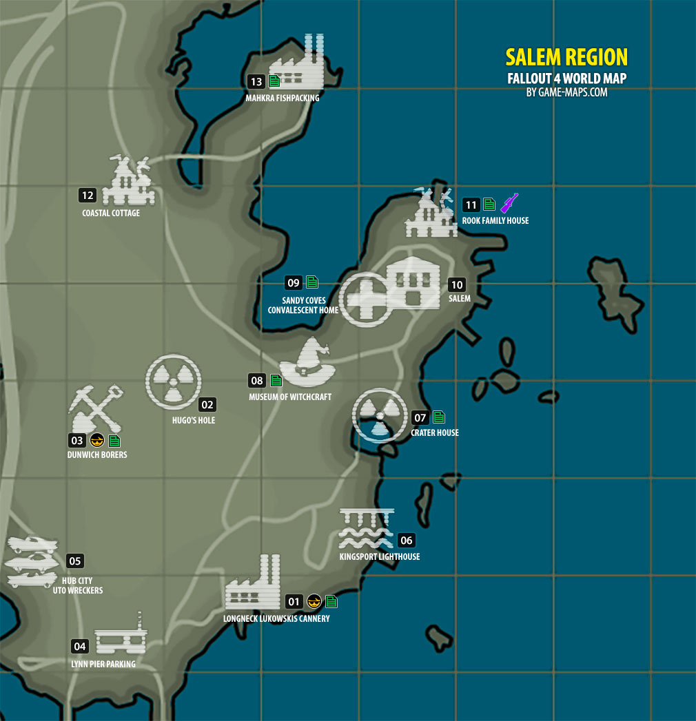 Fallout 4 maps locations фото 80