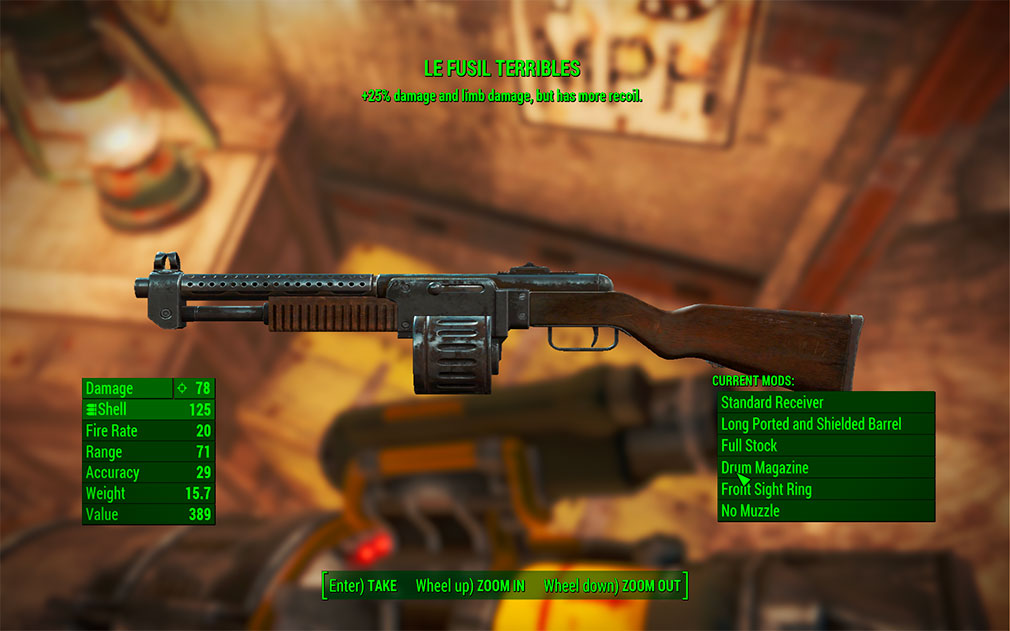 Fallout 4 - Le Fusil Terribles