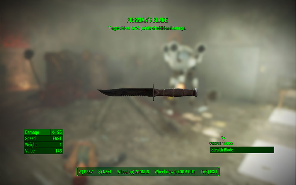 Fallout 4 - Pickman Blade