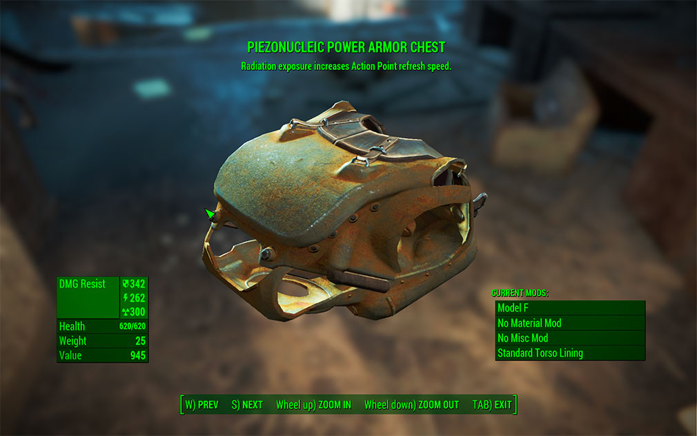 Fallout 4 - Peizoneucleic Power Armor Chest