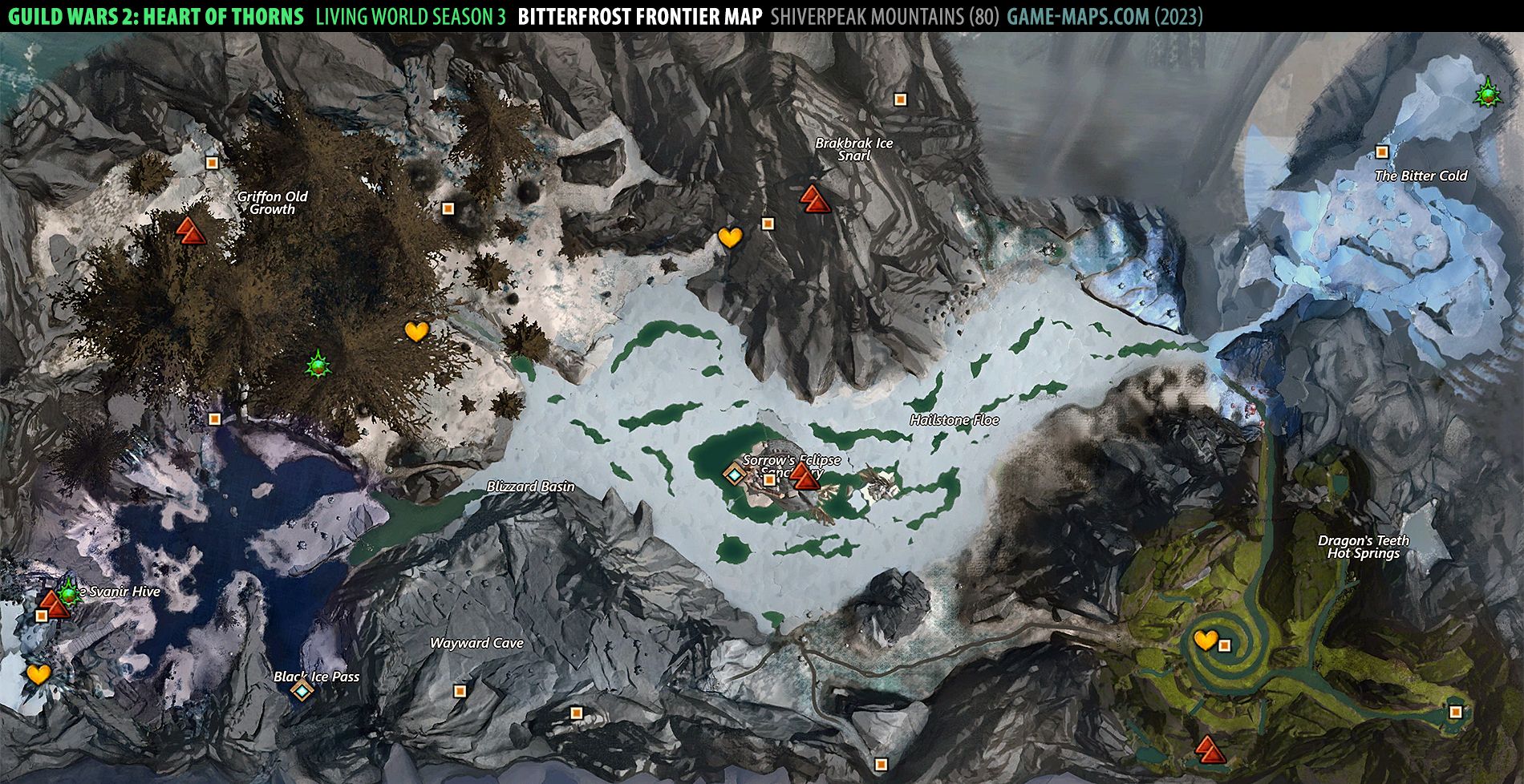 Bitterfrost Frontier Map Guild Wars 2