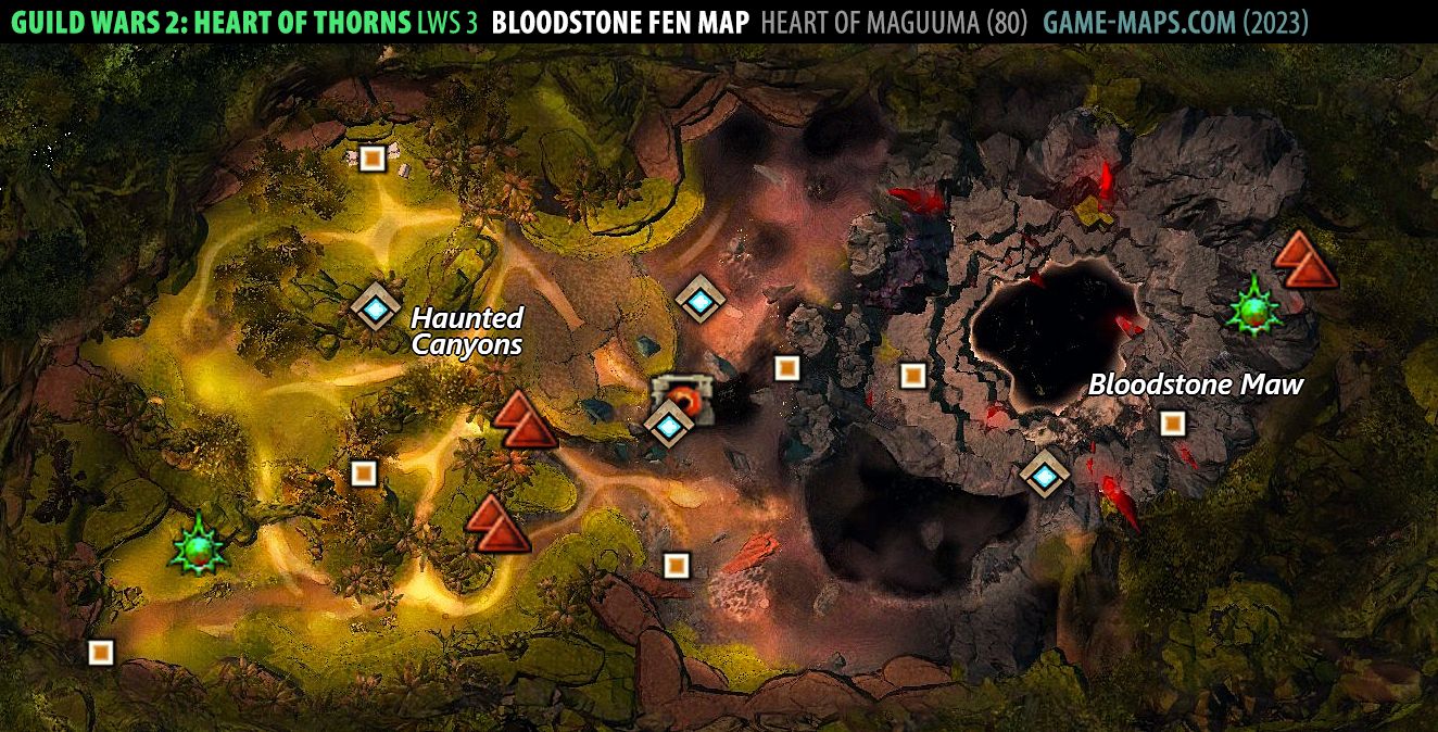 Bloodstone Fen Map Guild Wars 2
