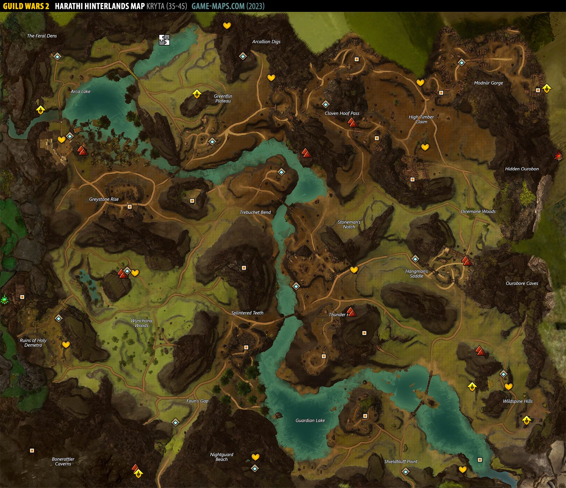 Gw2 Harathi Hinterlands Map Harathi Hinterlands Map (2019)- Guild Wars 2 | Game-Maps.com Gw2 Harathi Hinterlands Map Harathi Hinterlands Map (2019)- Guild Wars 2 | Game-Maps.com