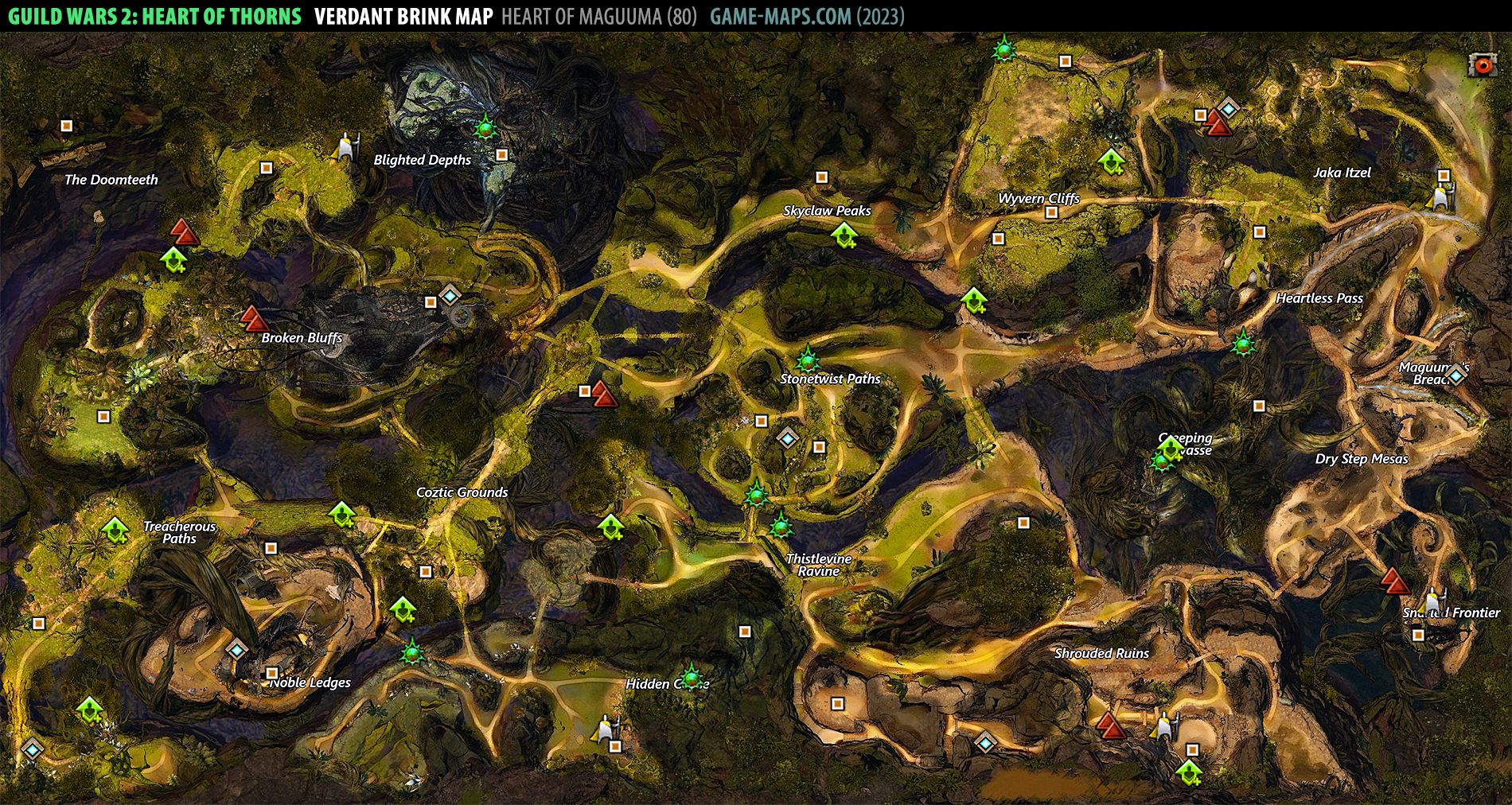 Verdant Brink Map Guild Wars 2
