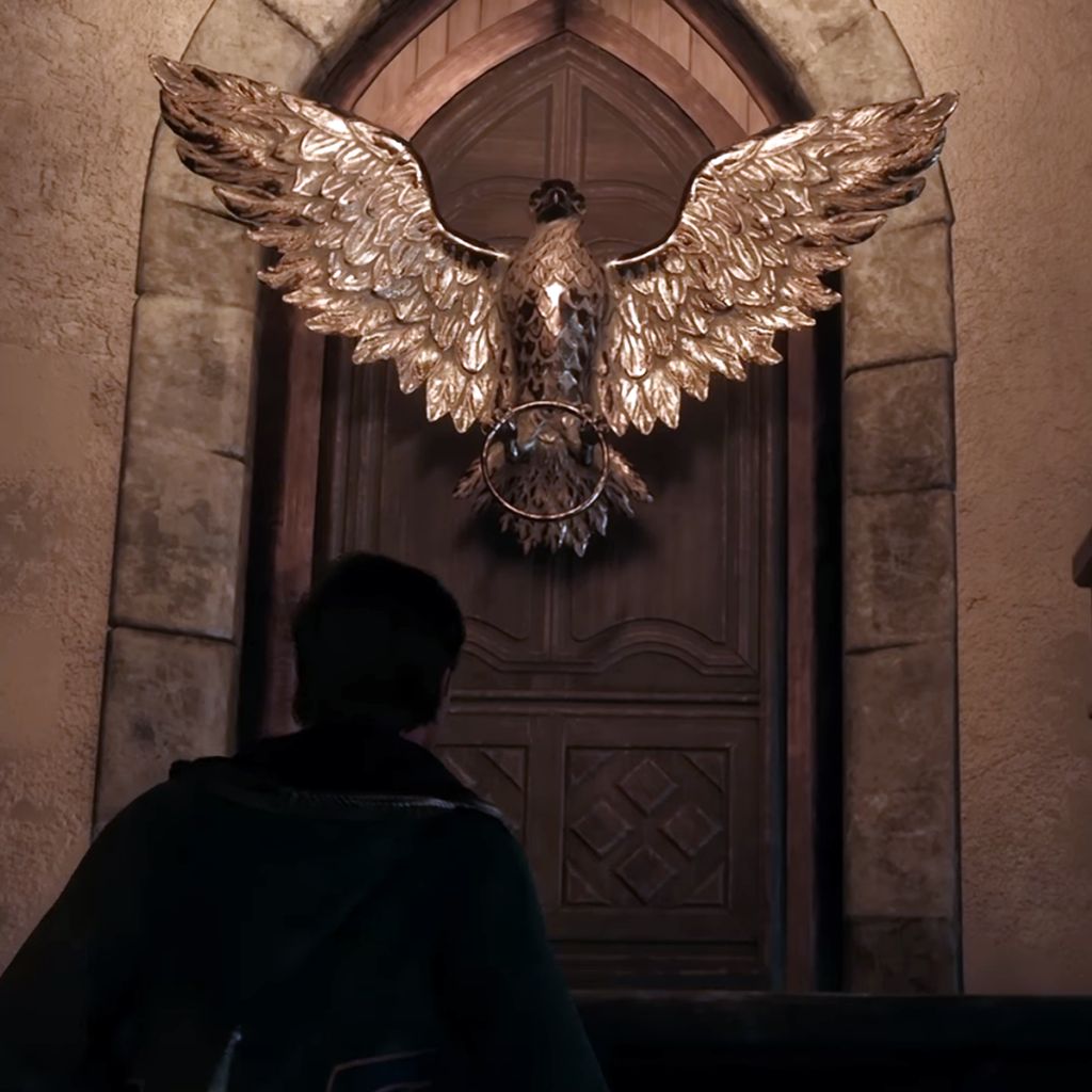 Entrance to Ravenclaw Common Room Entrance is hidden behind Ravenclaw Doorknocker - Hogwarts Legacy