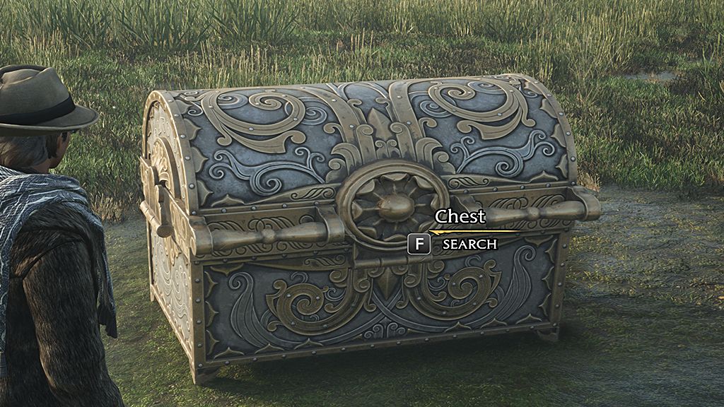 This is what the Legendary Chest looks like in Hogwarts Legacy A Legendary Chest always contains a random Legendary Gear. - Hogwarts Legacy
