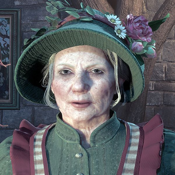Beatrice Green in Hogwarts Legacy Exotic Plants and Seeds Seller - Hogwarts Legacy