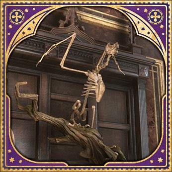 Augurey Skeleton - Revelio Field Guide Page - Hogwarts Legacy