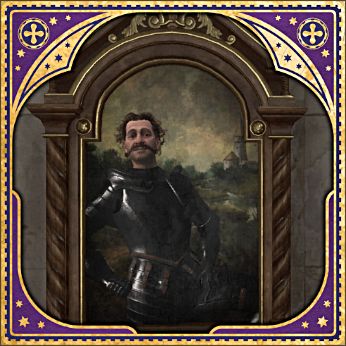 Portrait of Sir Cadogan - Revelio Field Guide Page - Hogwarts Legacy