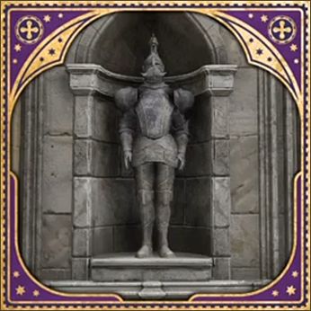 Waving Knight - Revelio Field Guide Page - Hogwarts Legacy