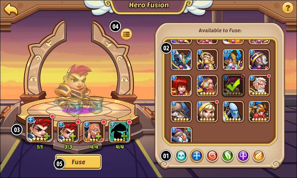 Creation Circle Hero Fusion Game Maps Com