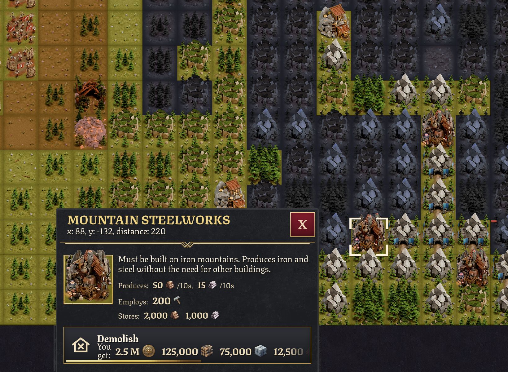 Mountain Steelworks - Legacy of Kings: Idle Builder