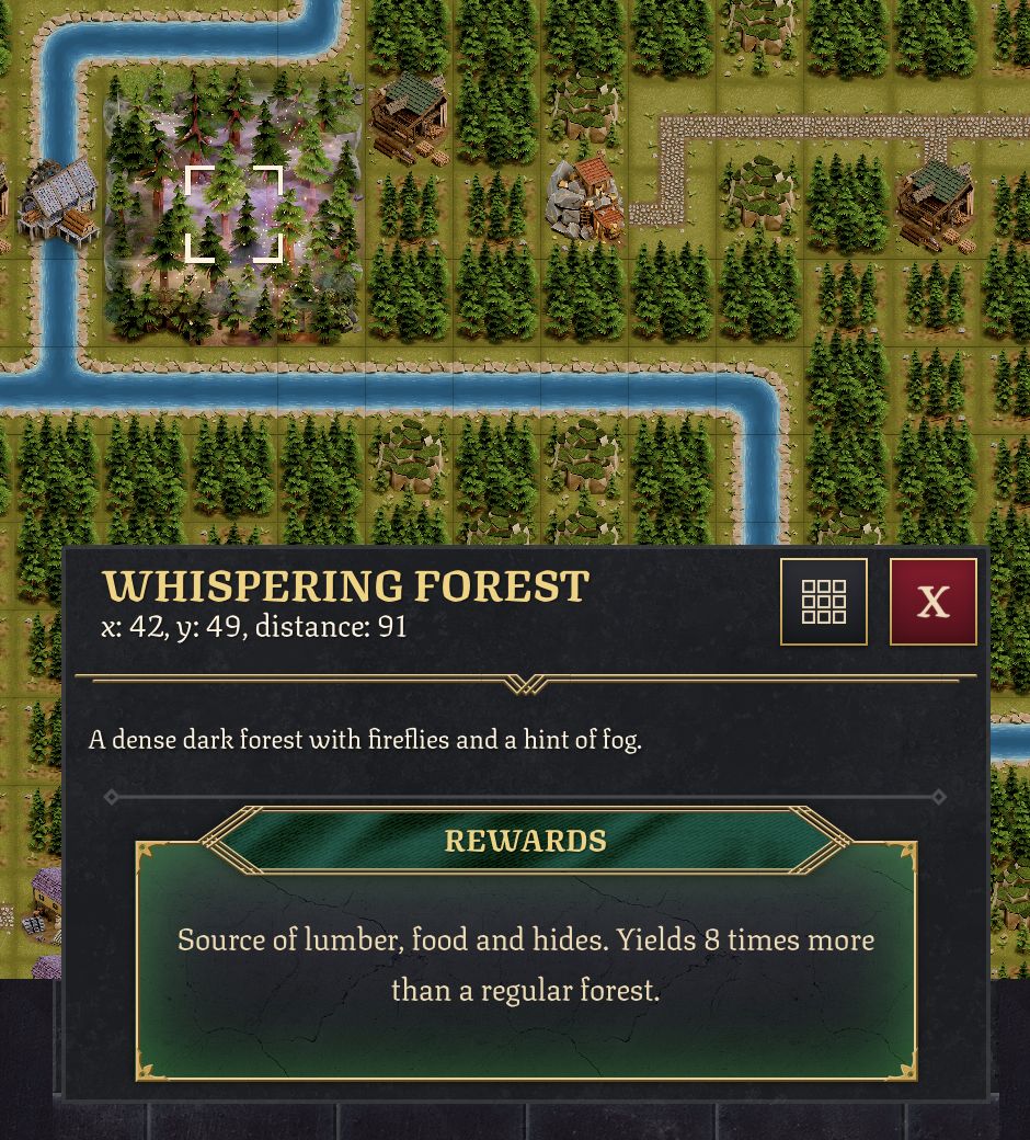 Whispering Forest - Legacy of Kings: Idle Builder