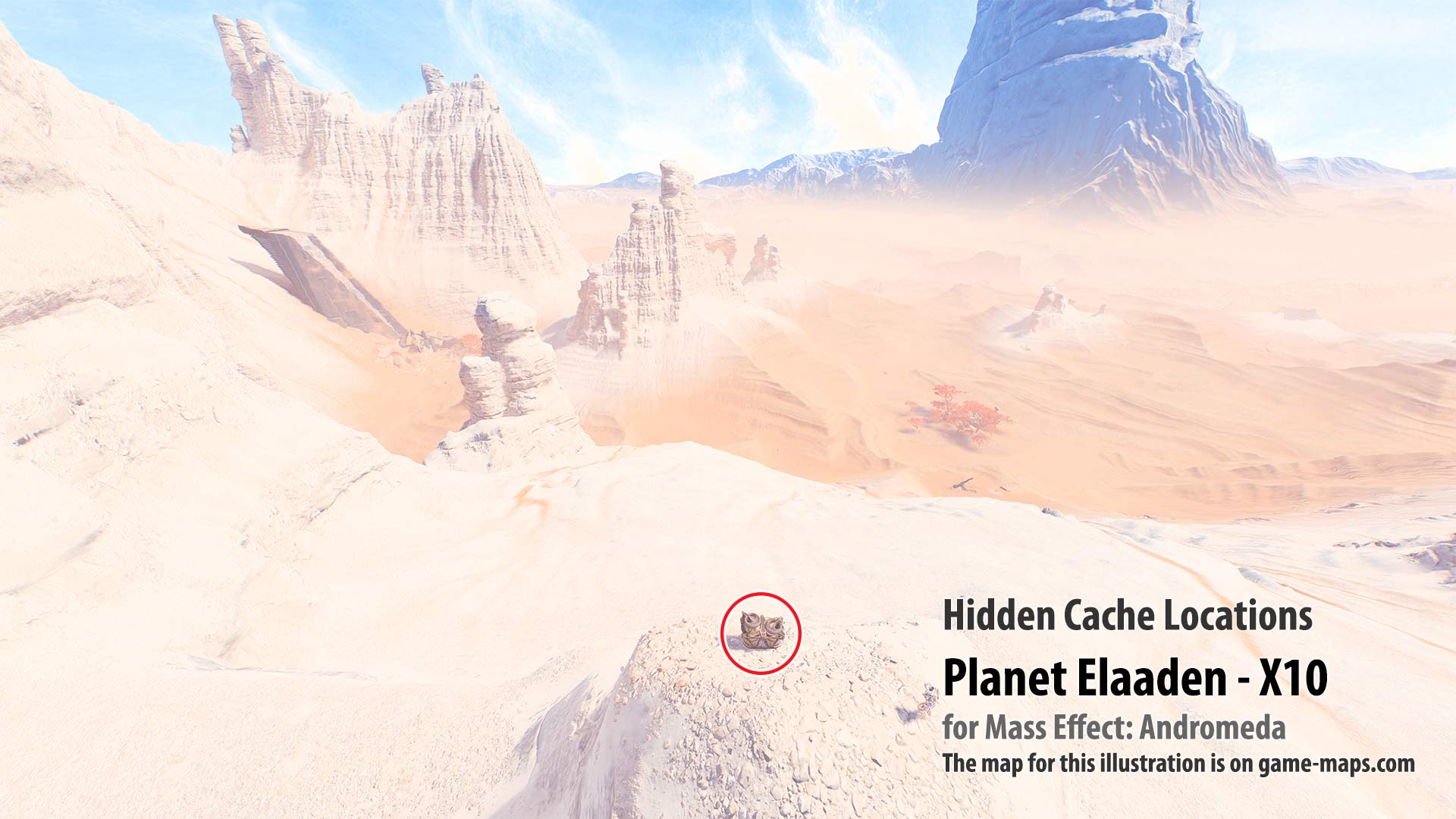 Hidden Cache - Planet Elaaden-X10 - Mass Effect Andromeda.