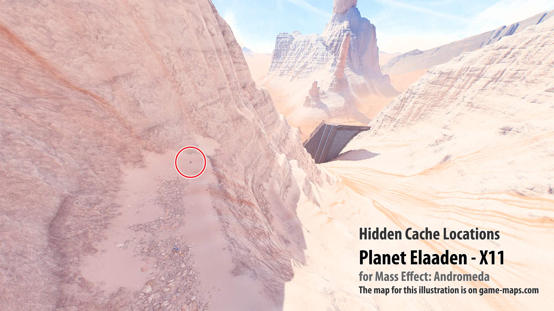 Hidden Cache - Planet Elaaden-X11 - Mass Effect Andromeda.