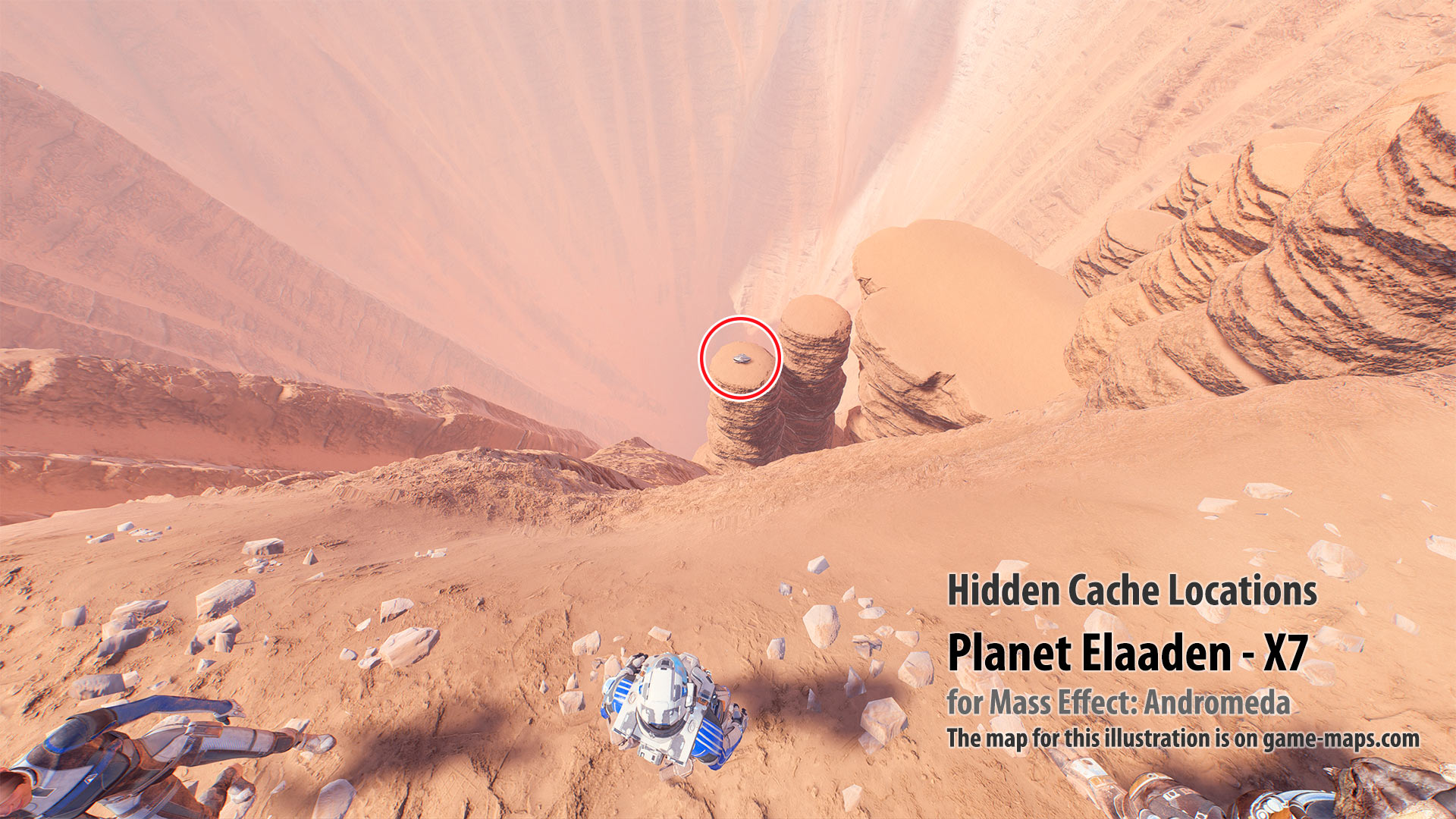 Hidden Cache - Planet Elaaden-X7 - Mass Effect Andromeda.
