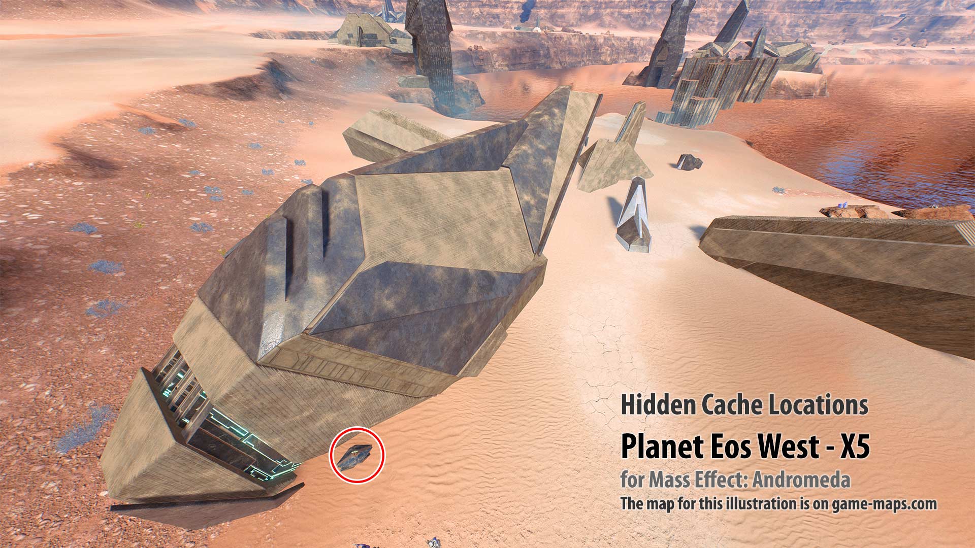 Hidden Cache - Planet EosWest-X5 - Mass Effect Andromeda.