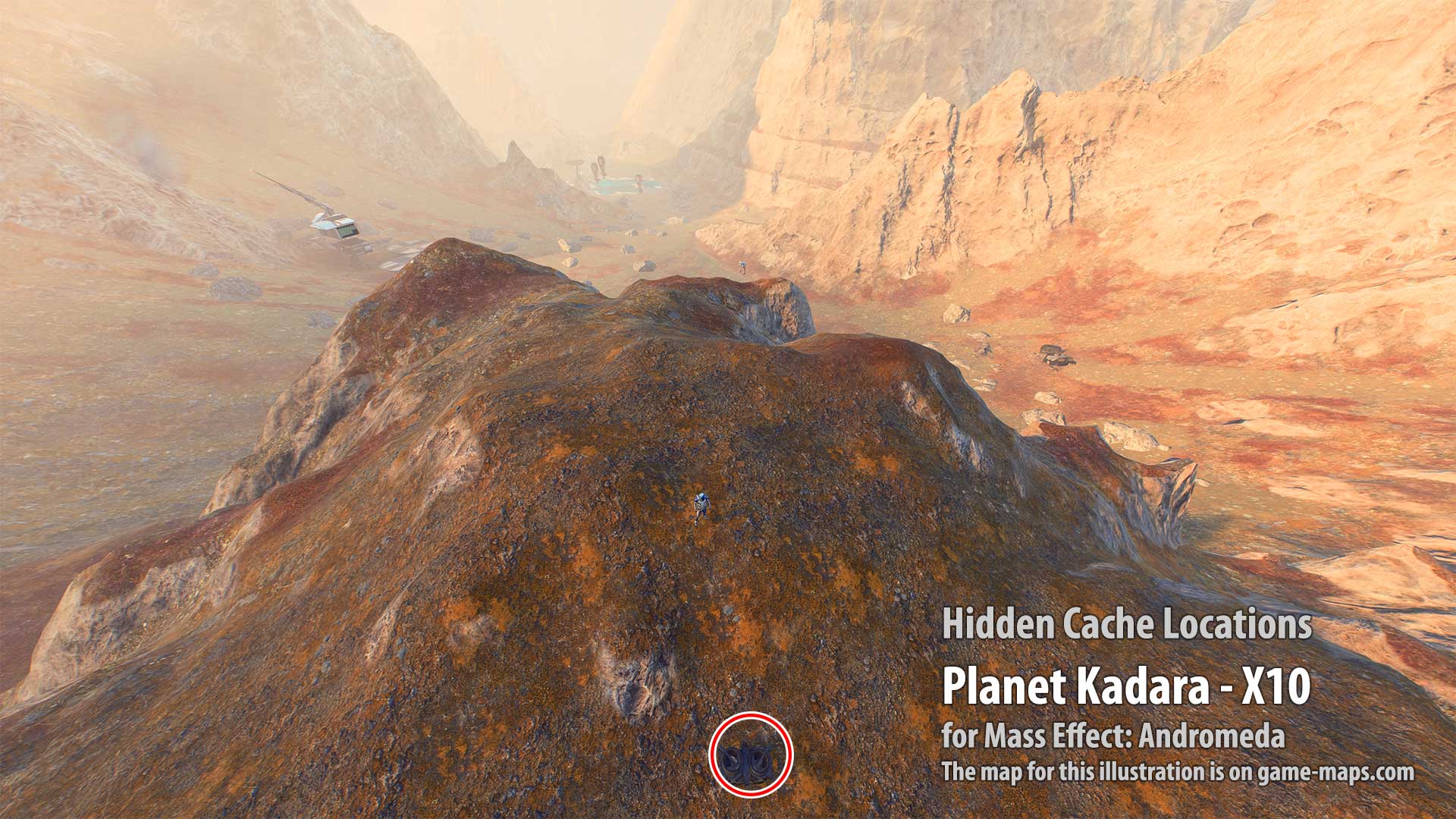 Hidden Cache - Planet Kadara-X10 - Mass Effect Andromeda.