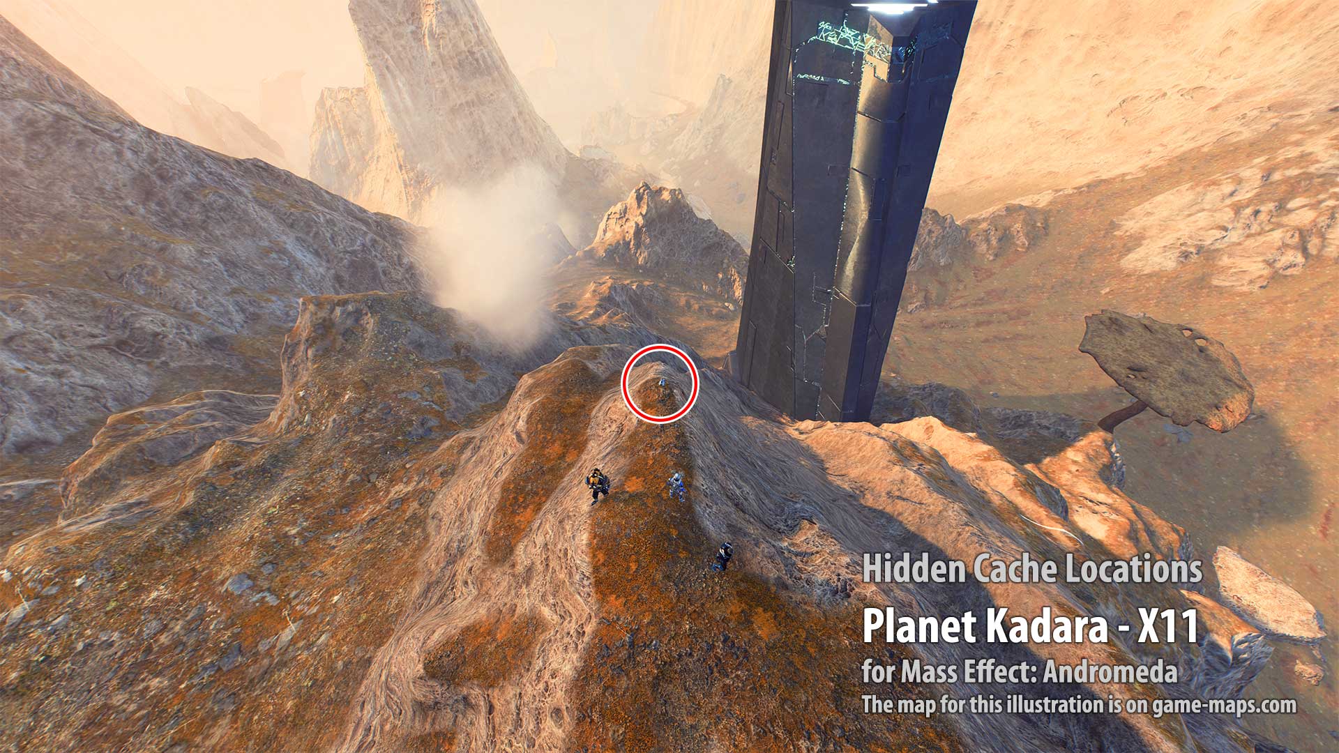 Hidden Cache - Planet Kadara-X11 - Mass Effect Andromeda.