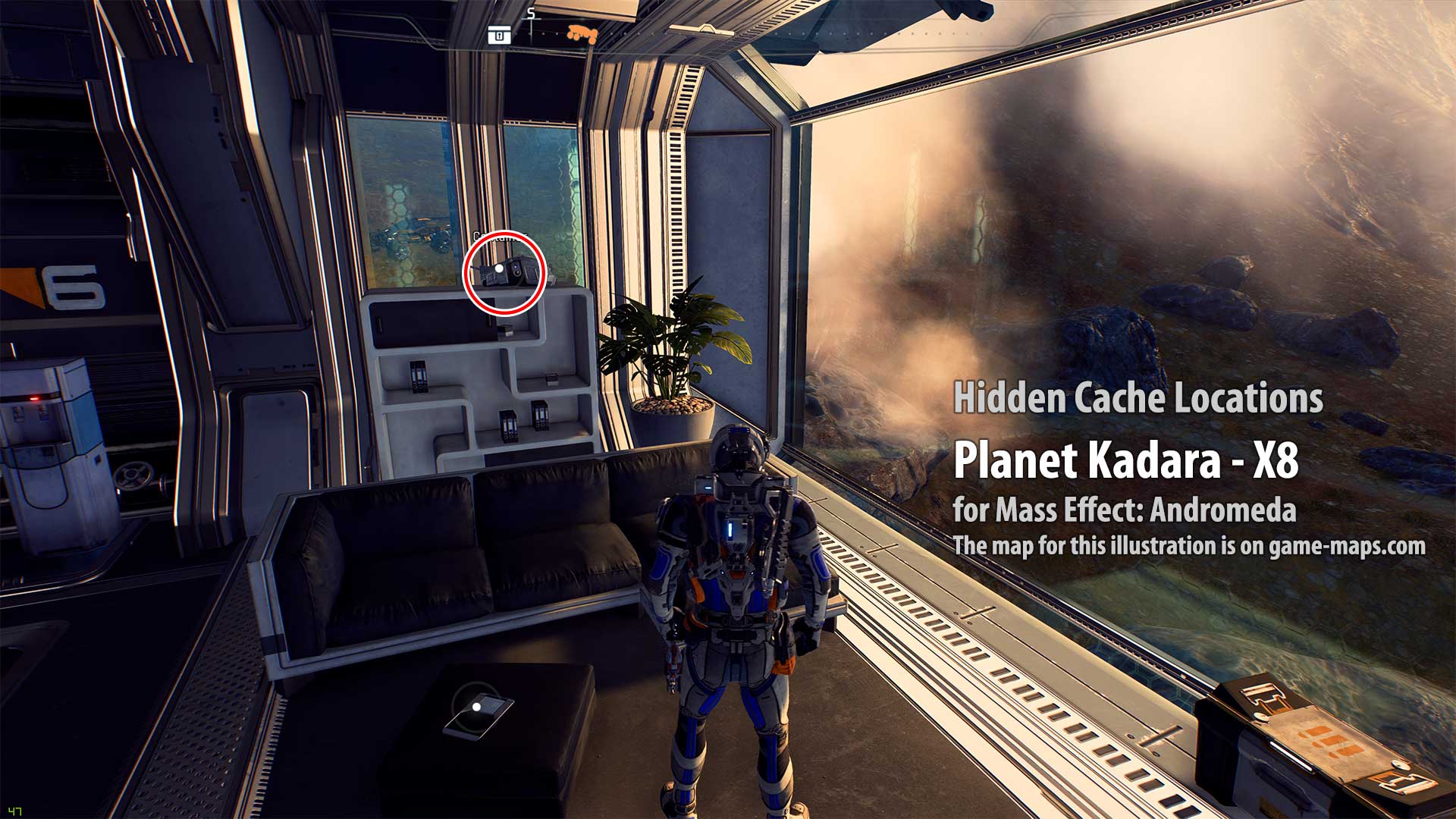Hidden Cache - Planet Kadara-X8 - Mass Effect Andromeda.
