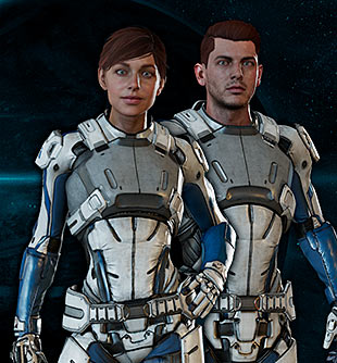 Sara Ryder or Scott Ryder Mass Effect Andromeda