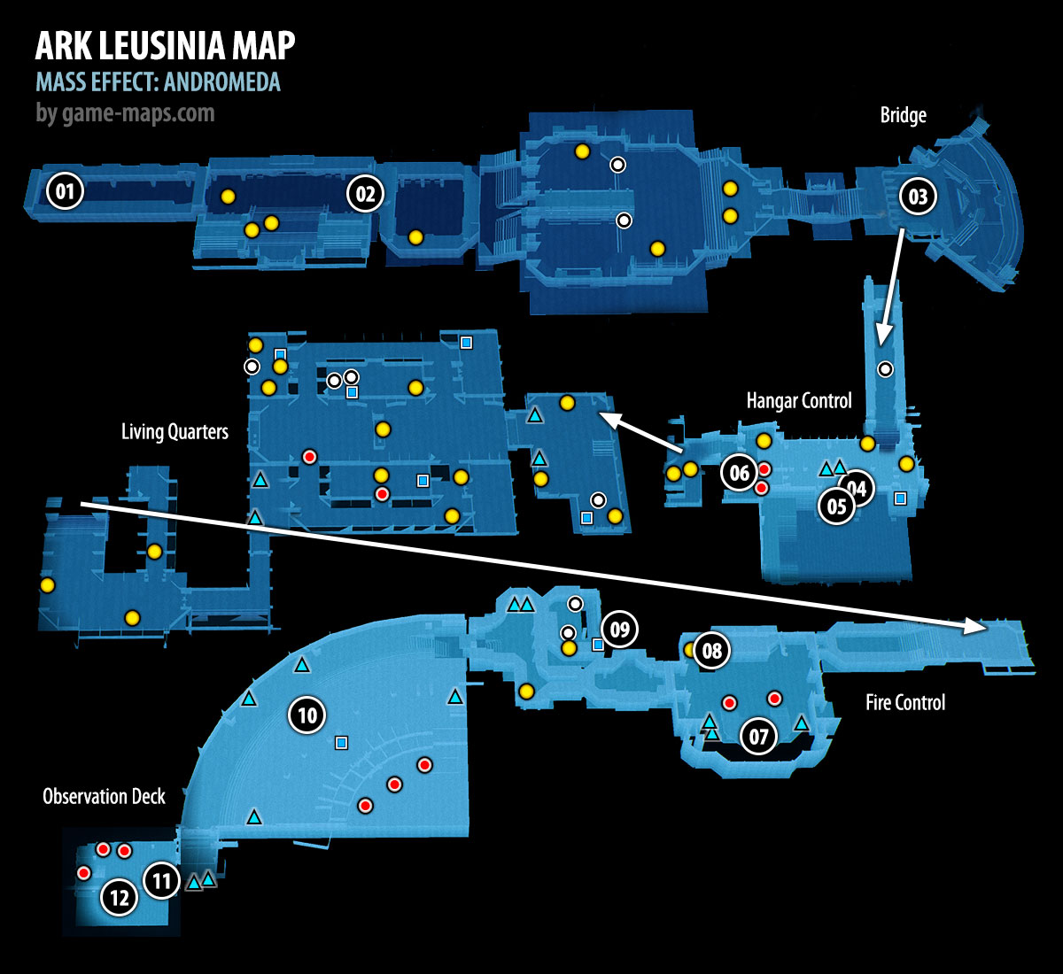 Ark Leusinia Map for Mass Effect Andromeda