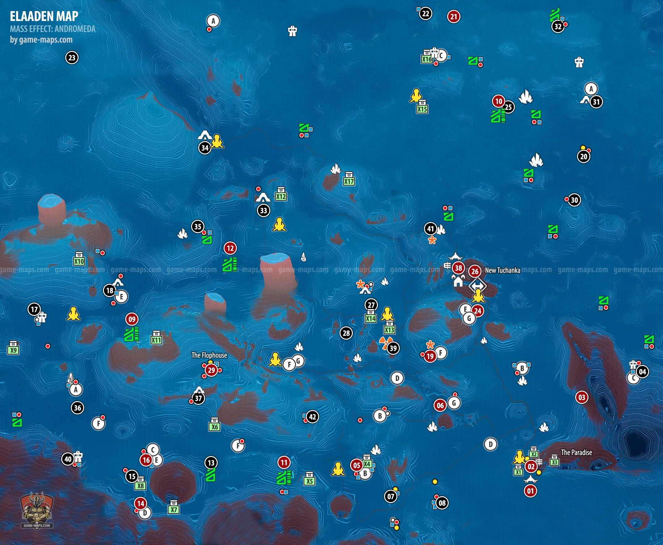 Elaaden Map Mass Effect Andromeda 