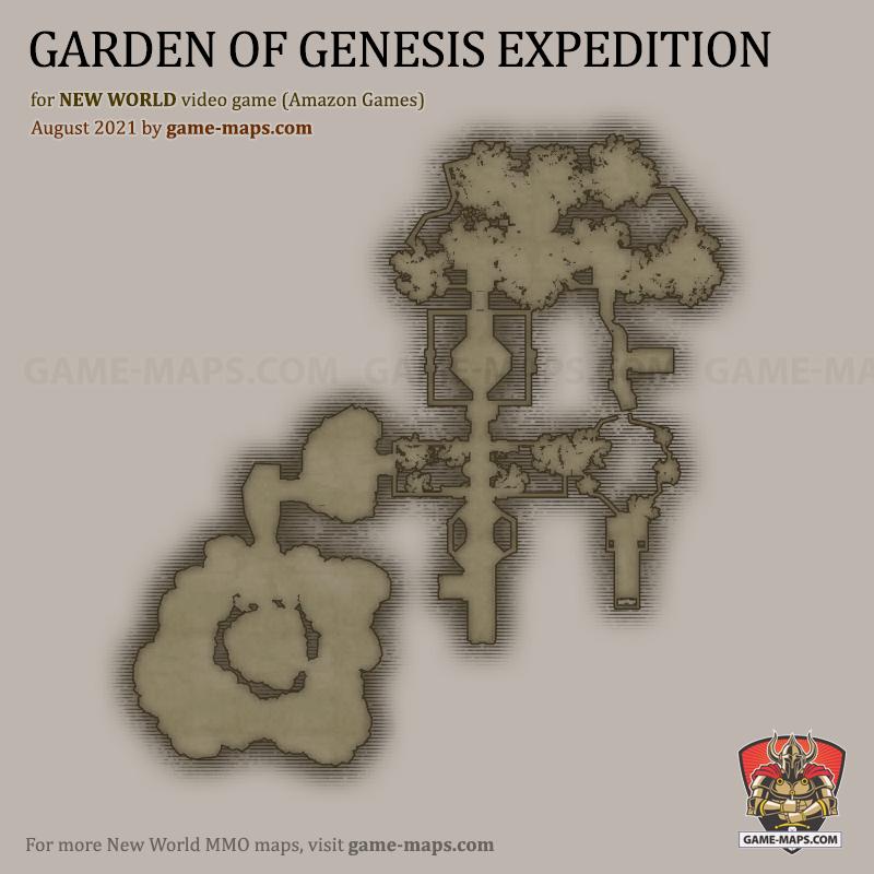 Garden of Genesis Expedition Map - New World MMO