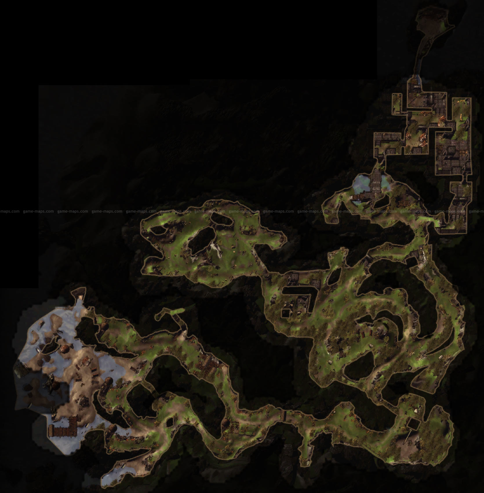 Blackdagger Ruins Map Neverwinter