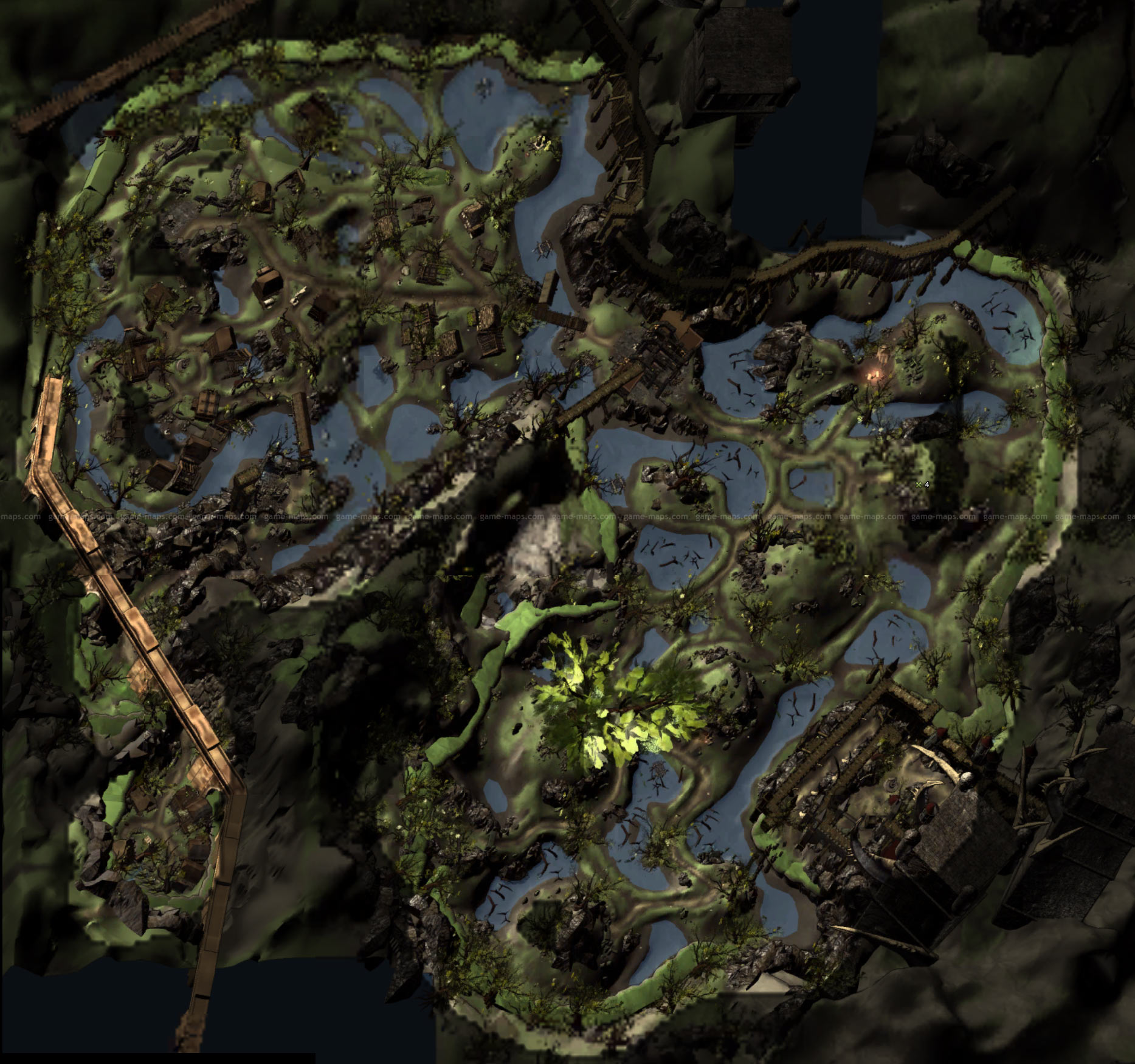 Ebon Downs Map Neverwinter