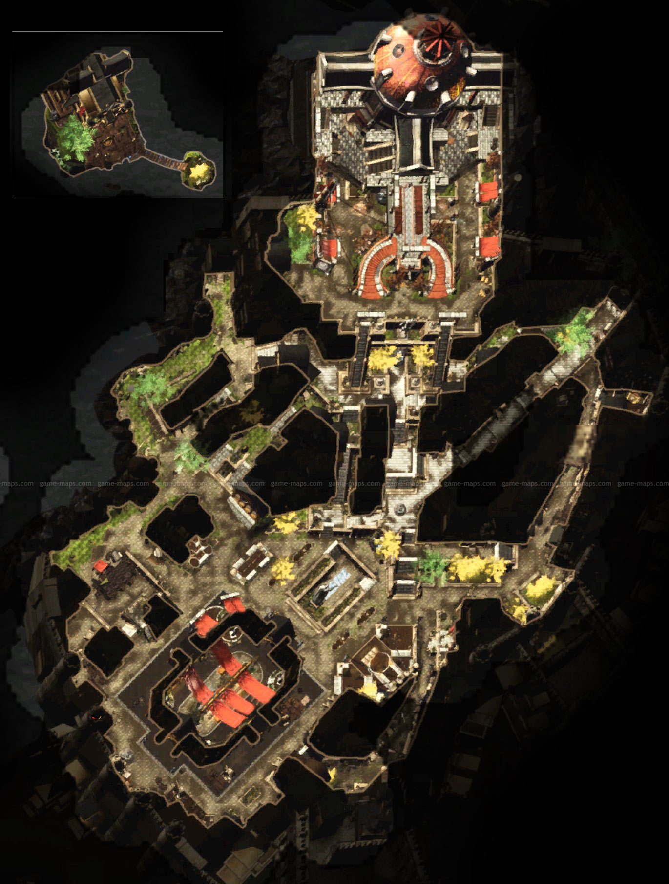 Protector's Enclave Map Map Neverwinter